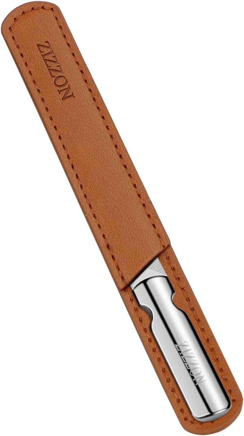 ZIZZON Professional Stainless Steel Nail Files Double Sided for Women and Men, Heavy Duty Reusable Manicure Filer for Natural Nails, Great for Home Salon or Travel Use - Image 5